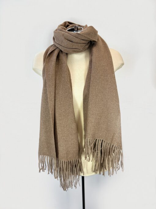 Fringe Cashmere Scarf - Image 7