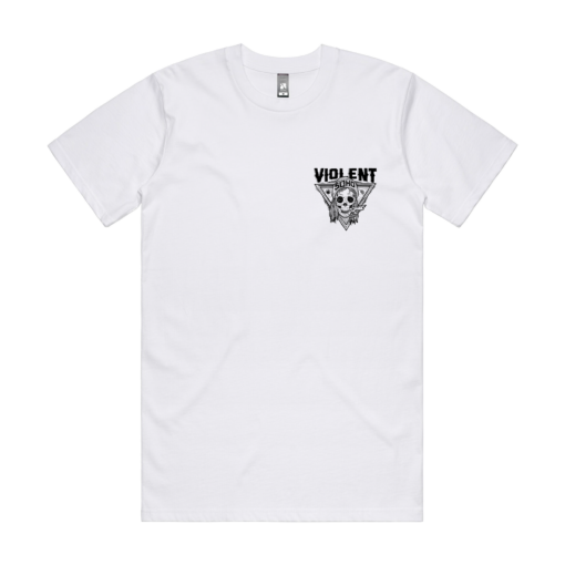 Blazin' Skull Tee (White)