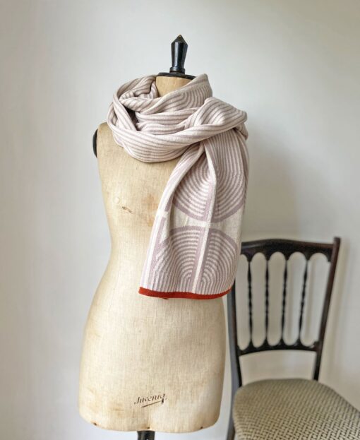 wolvis / scarf ANNI nude (beige pink / maxi) - Image 4