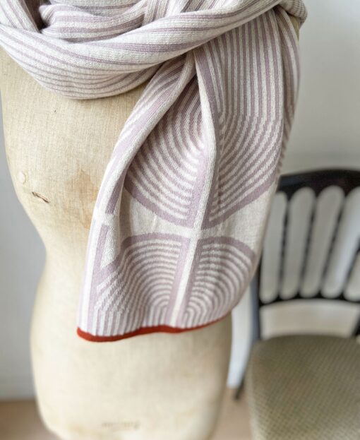 wolvis / scarf ANNI nude (beige pink / maxi)