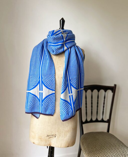 wolvis / scarf ANNI cobalt (blue / maxi) - Image 3