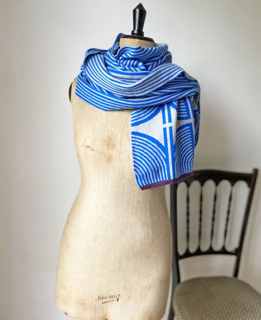 wolvis / scarf ANNI cobalt (blue / maxi) - Image 4