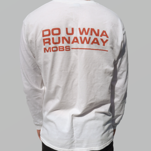 Do U Wna Runaway Longsleeve (White) - Image 5