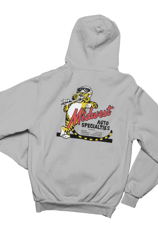 MIDWEST AUTO SPECIALTIES Ohio Gray Hoodie Pullover