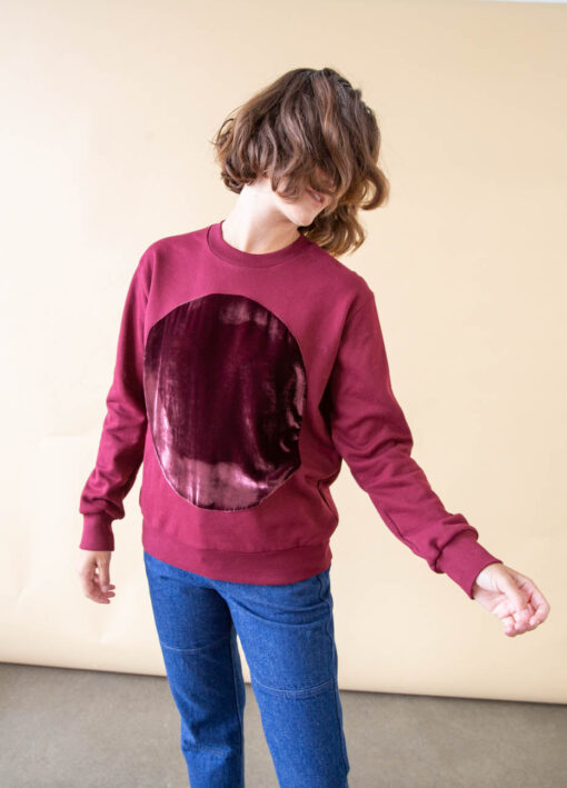 Correll Correll Velvet Circle Sweatshirt