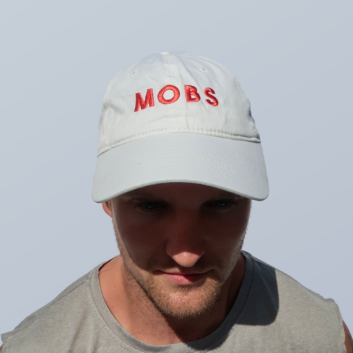 MOBS Logo Dad Hat (White) - Image 3