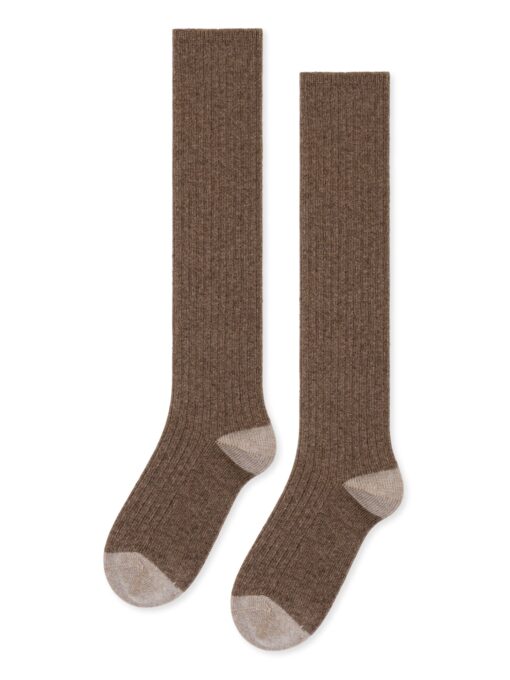 Rib Cashmere Knee Hi - Image 6