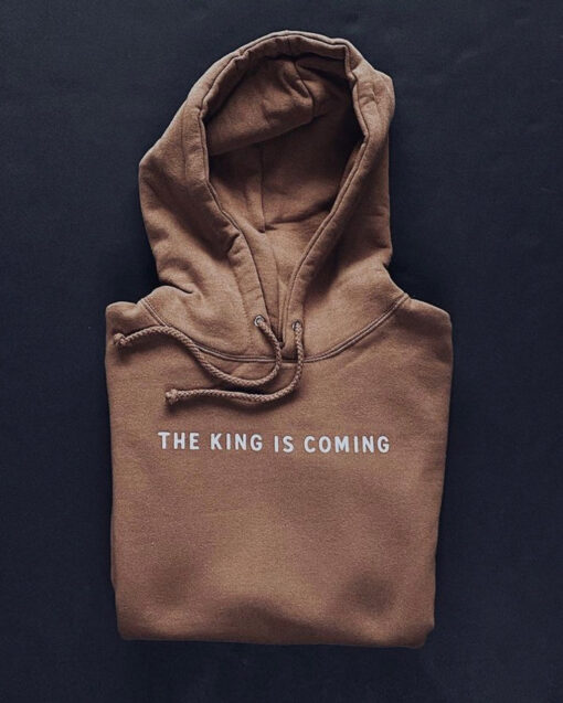 King is Coming Bronze Unisex Hoodie Sweater