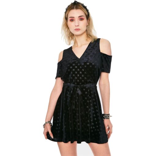 Jawbreaker - Blame The Illuminati - Cold Shoulder Skater Dress