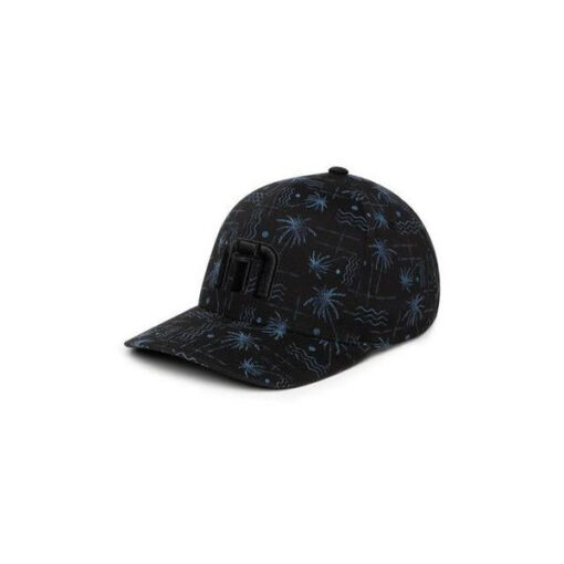 Travis Mathew Dorsal Fin Snapback Hat - Black - Image 2