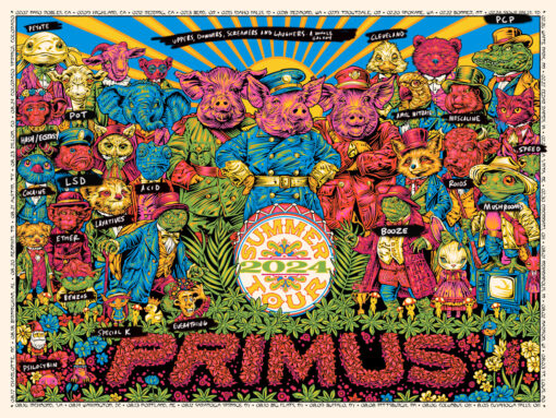 PRIMUS - Tour Poster 2024 - Image 4