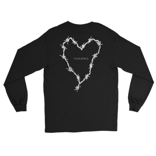 Barbed Wire Heart Longsleeve - Image 2