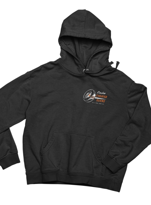 CASLER CHEATER SLICKS Black Hoodie Sweatshirt Pullover - Image 2