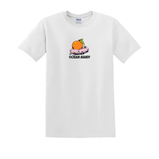 Tangerine Tee (White)