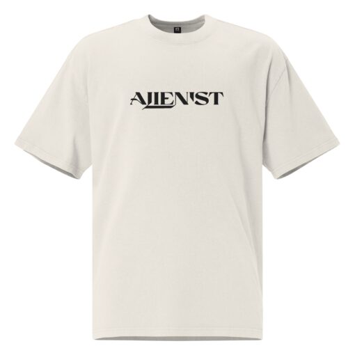 Alienist Embroidered Oversized Tee (Sand)