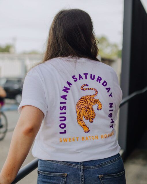 Louisiana Saturday Night Tiger Pocket T-shirt - Image 6