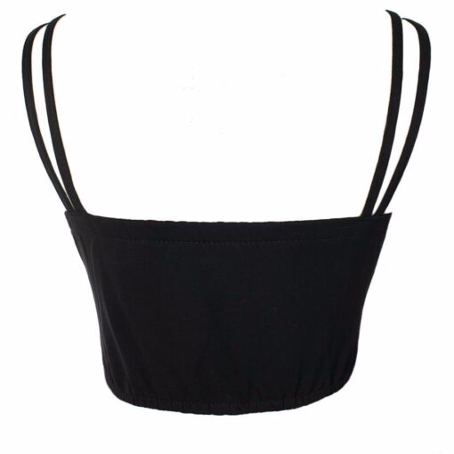 Cut Out Cross Cropped Top - Image 8