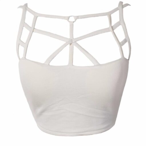 Cut Out Cross Cropped Top - Image 6