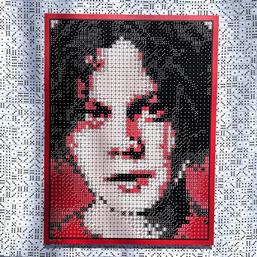 RED - Jack White to 55 - Dice portrait