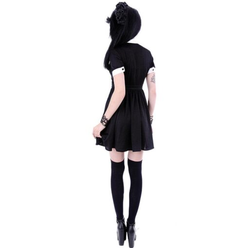 Restyle - MOON DRESS - Black - Image 3