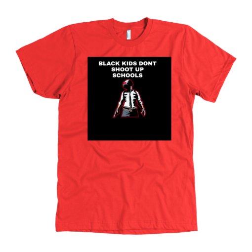 Back Kids Dont Shoot Up Schools T-Shirt - Image 2