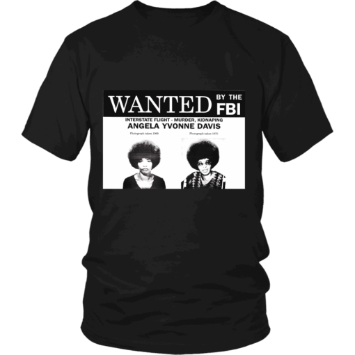 Angela Davis Wanted T-shirt - Image 4