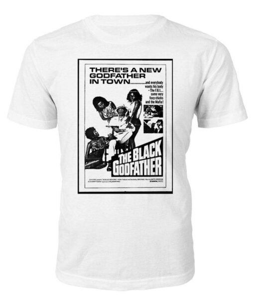 Black Godfather Poster T-Shirt