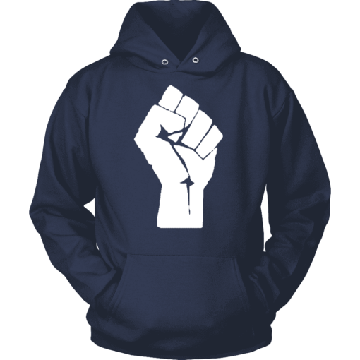 Black Power Fist Hoodie - Image 2