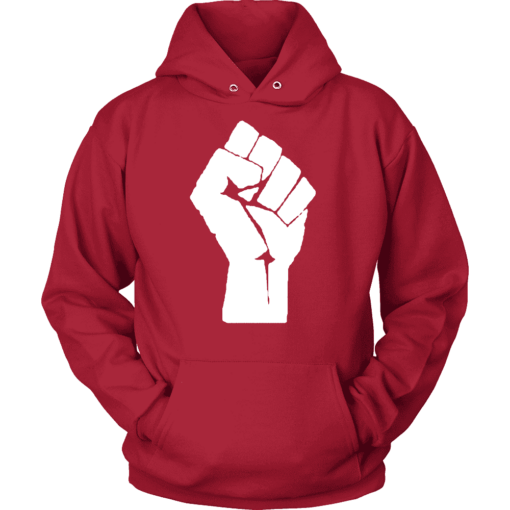 Black Power Fist Hoodie - Image 3