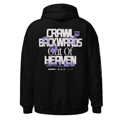 Crawl Backwards Out Of Heaven Hoodie - Image 2