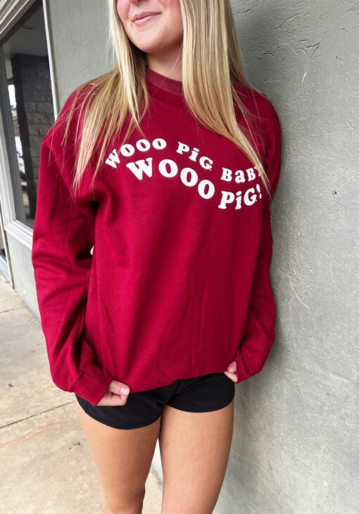 Wooo Pig Baby Sweatshirt