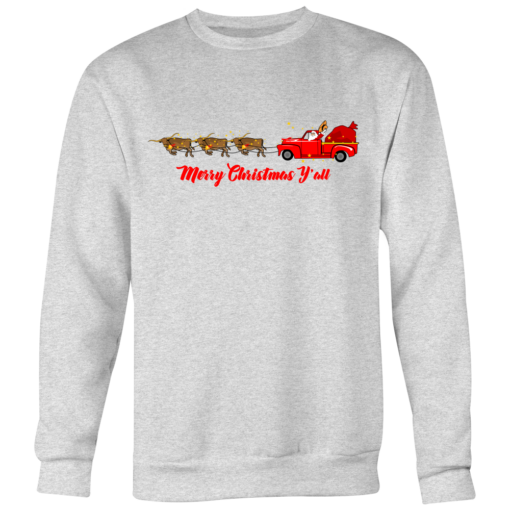 Texas Christmas Sweatshirt - Heather Grey