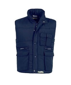 Chaleco Laboral Multibolsillos Acolchado Cierre Cremallera