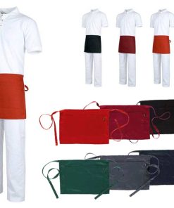 Delantal Camarero Corto 2 Bolsillos Barato