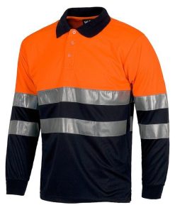 Alternative view of Polo Alta Visibilidad Manga Larga Reflectante